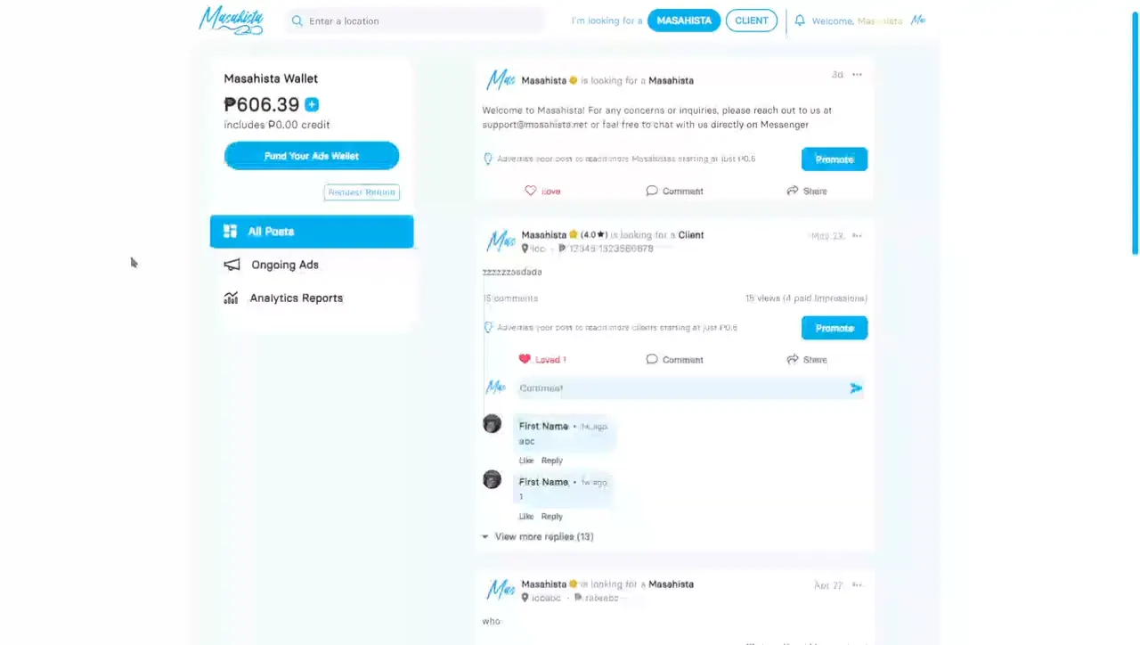 Masahista Ads by Zane Atega